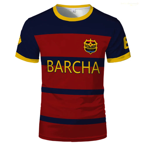 Blue Lock FC Barcha Anime Cosplay Men's Jersey